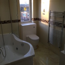 Bathroom Installations (en-suite bath,WC) -  Ravensdale Avenue, North Finchley