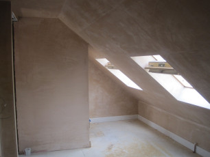 Semi-Detached Dormer Loft Conversion (plastering) - Creighton Avenue, Muswell Hill